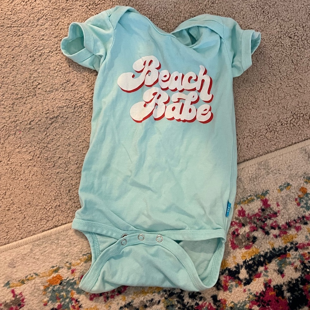 Beach baby onsie